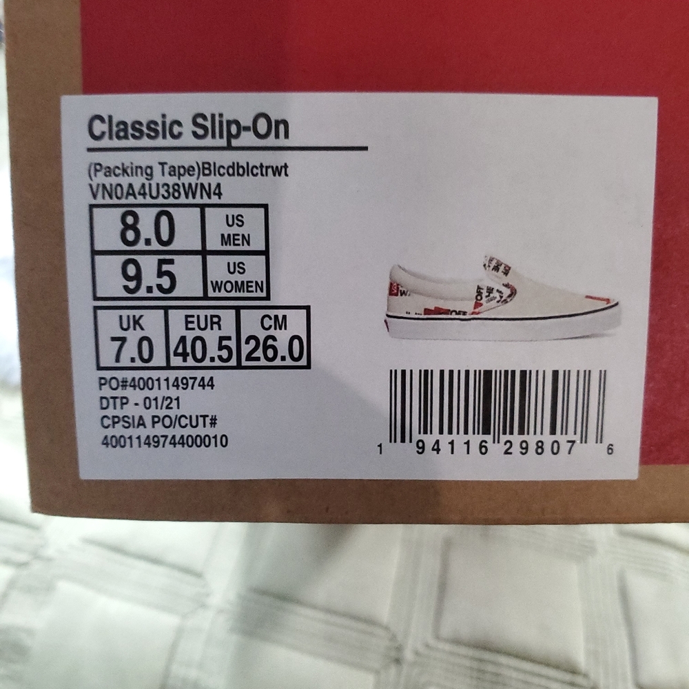 Vans packing tape Classic slip-on - Picture 2 of 14